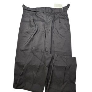 TimelessForm Mens Adjustable Waist Black Dress Pants L-30 NWT JJ3915